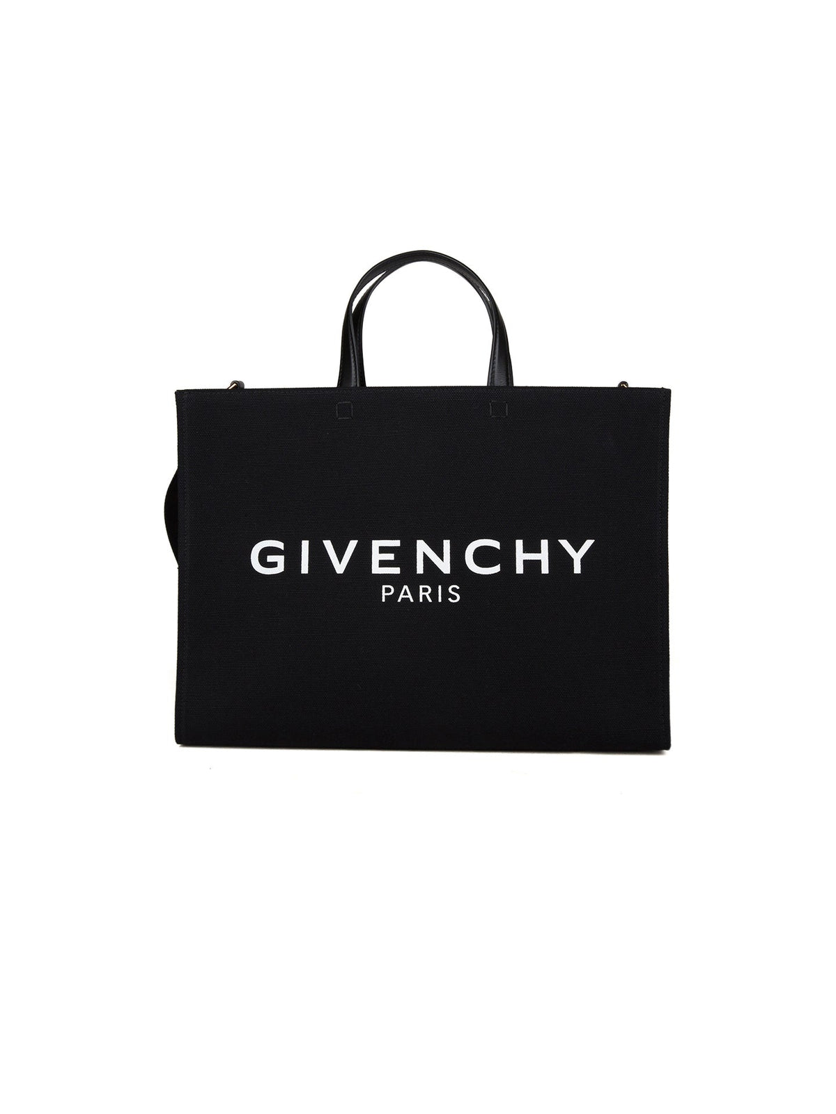 Exclusive Givenchy Cotton Tote Bag – Black — Front View