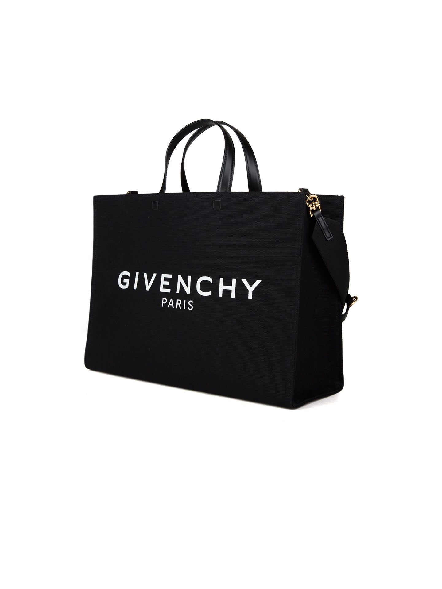 Exclusive Givenchy Cotton Tote Bag – Black — Side View