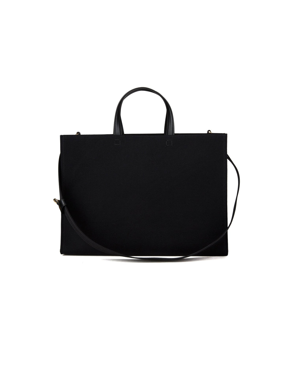Exclusive Givenchy Cotton Tote Bag – Black — Back View