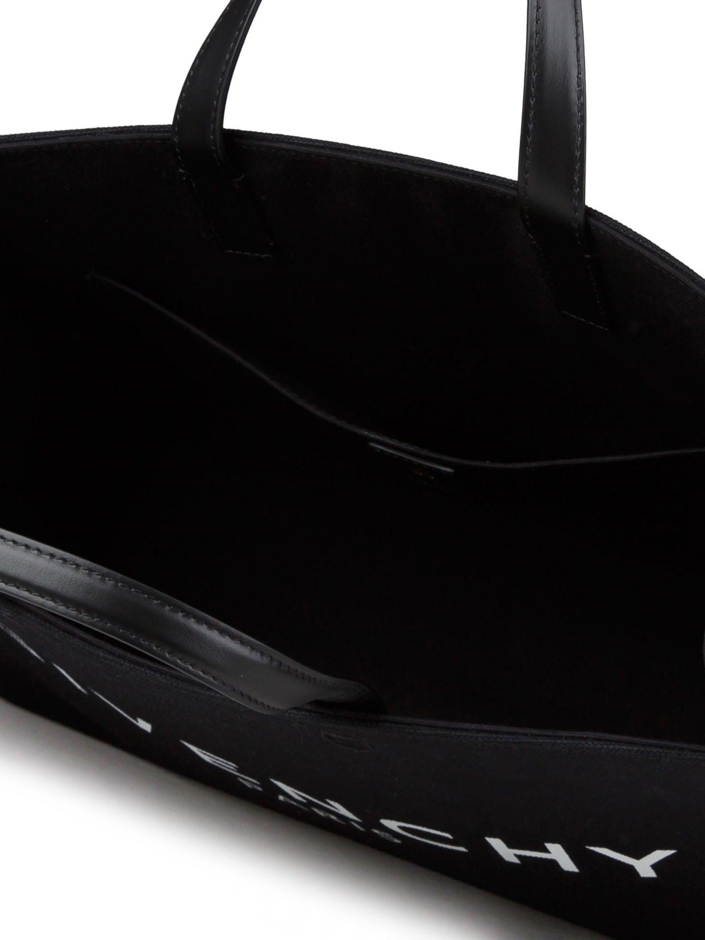 Exclusive Givenchy Cotton Tote Bag – Black — Top View