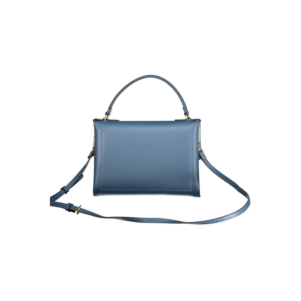 Exclusive Coccinelle Leather Handbag – Blue — Side View
