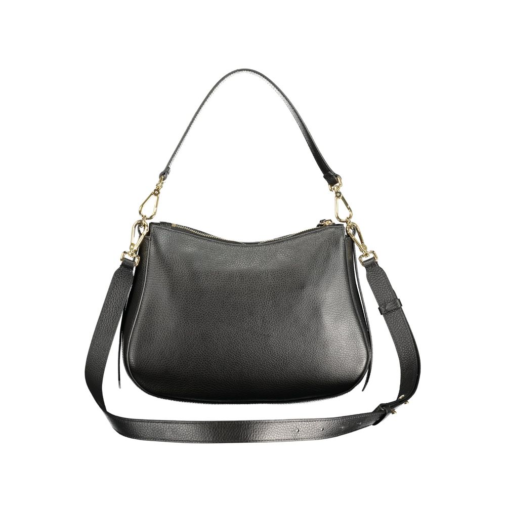 Exclusive Coccinelle Nory Leather Bag – Black — Side View