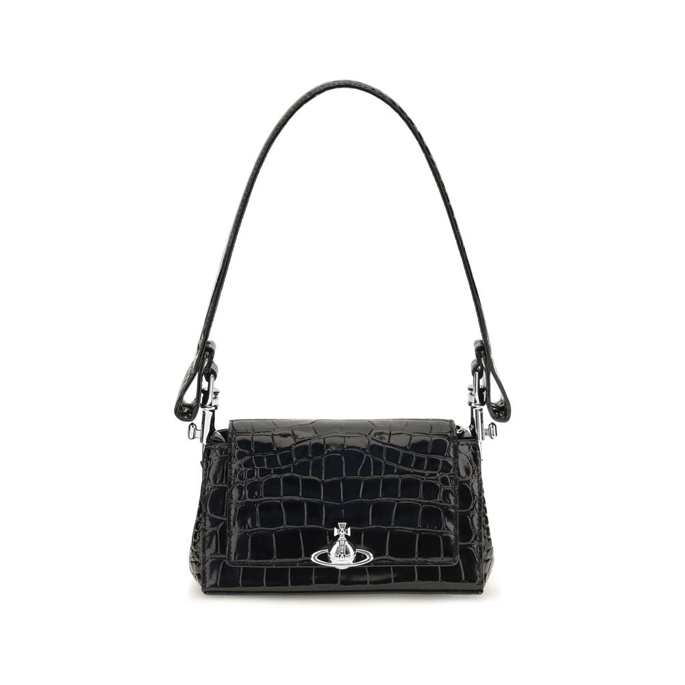 Exclusive Vivienne Westwood Calfskin Handbag – Black — Front View