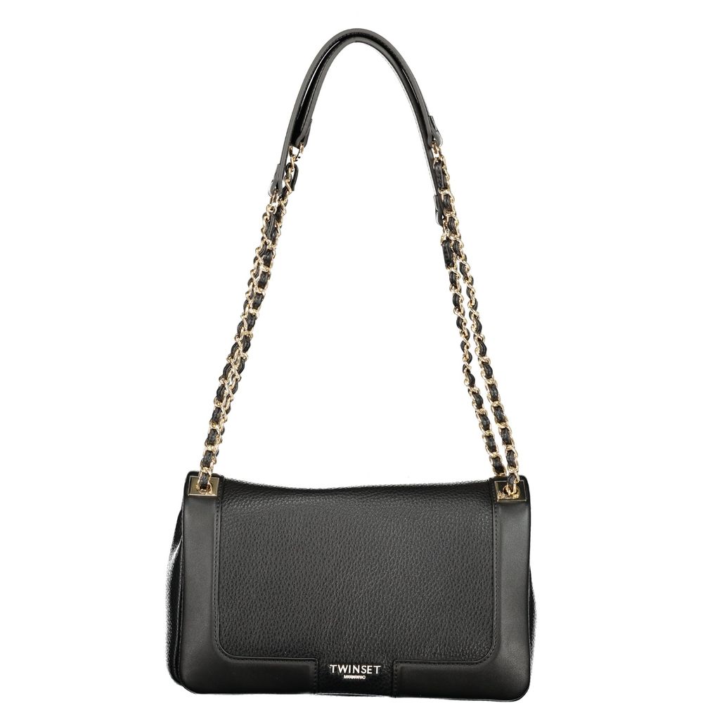 Exclusive Twinset Handbag – Black — Front View