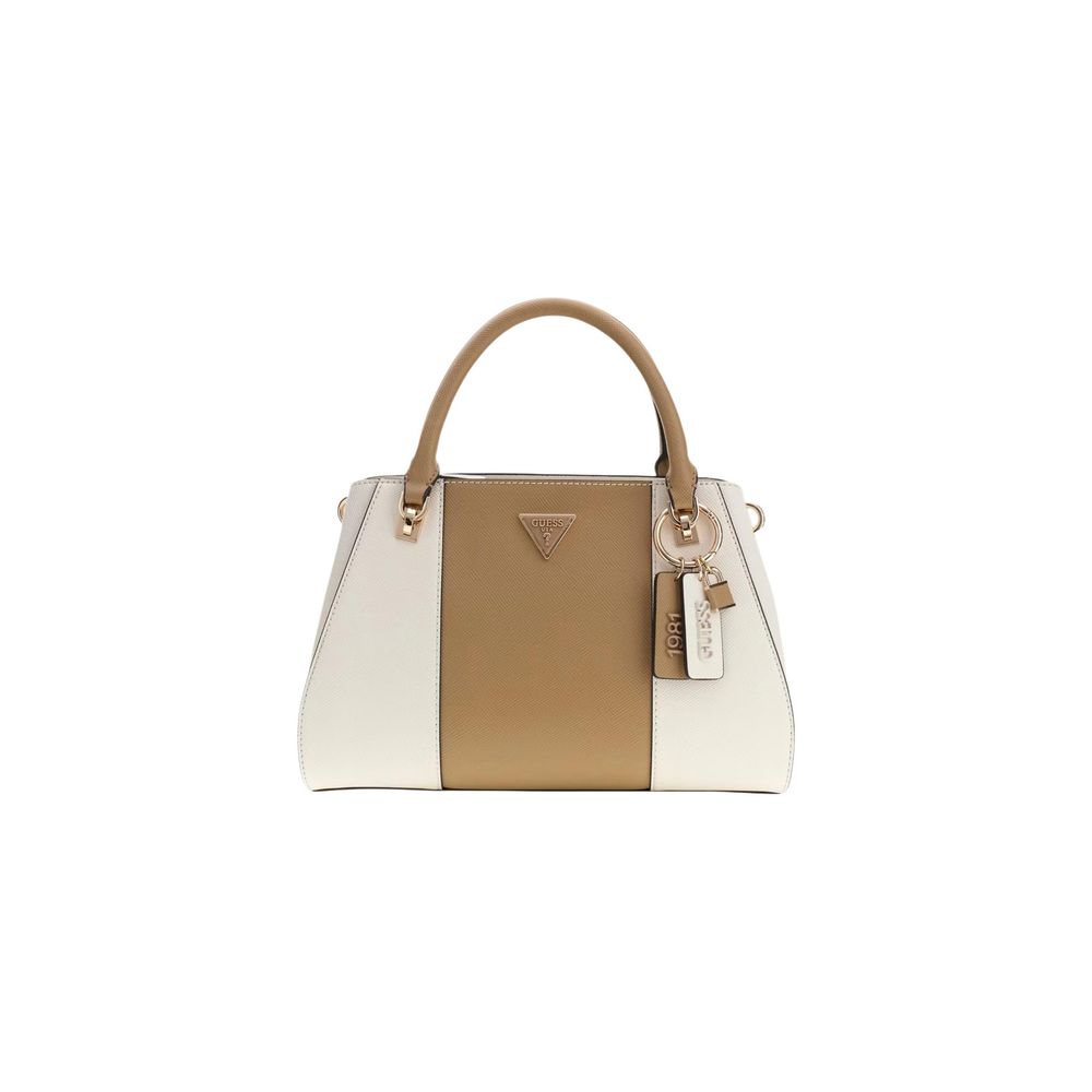 Exclusive Guess Handbag – Beige — Front View
