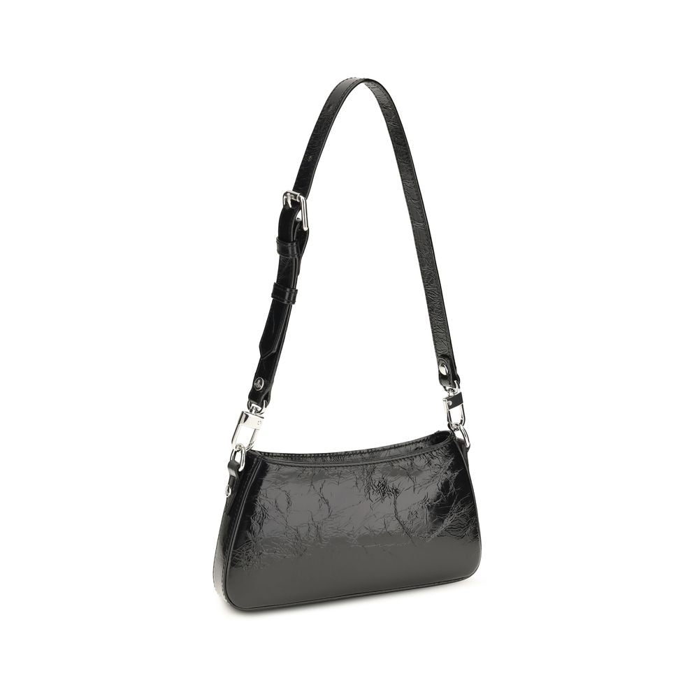 Exclusive Vivienne Westwood Calfskin Shoulder Bag – Black — Back View