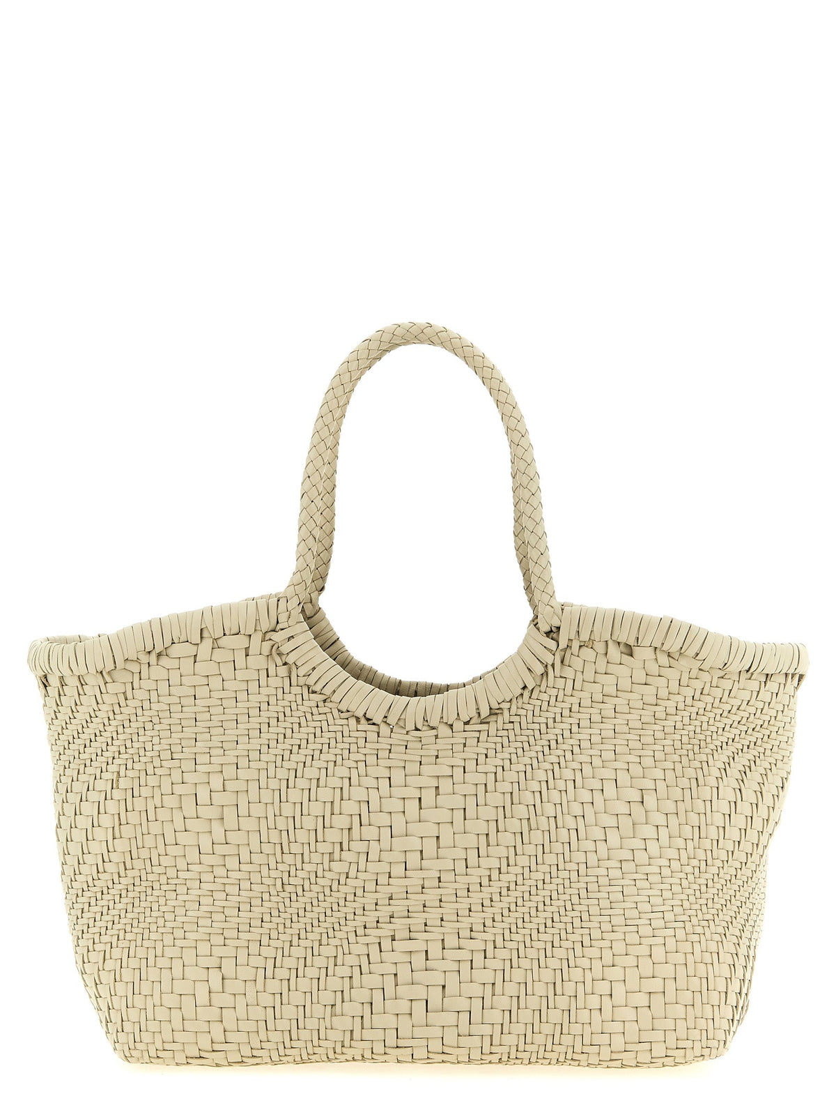 Exclusive Dragon Diffusion Calfskin Shoulder Bag – White — Front View