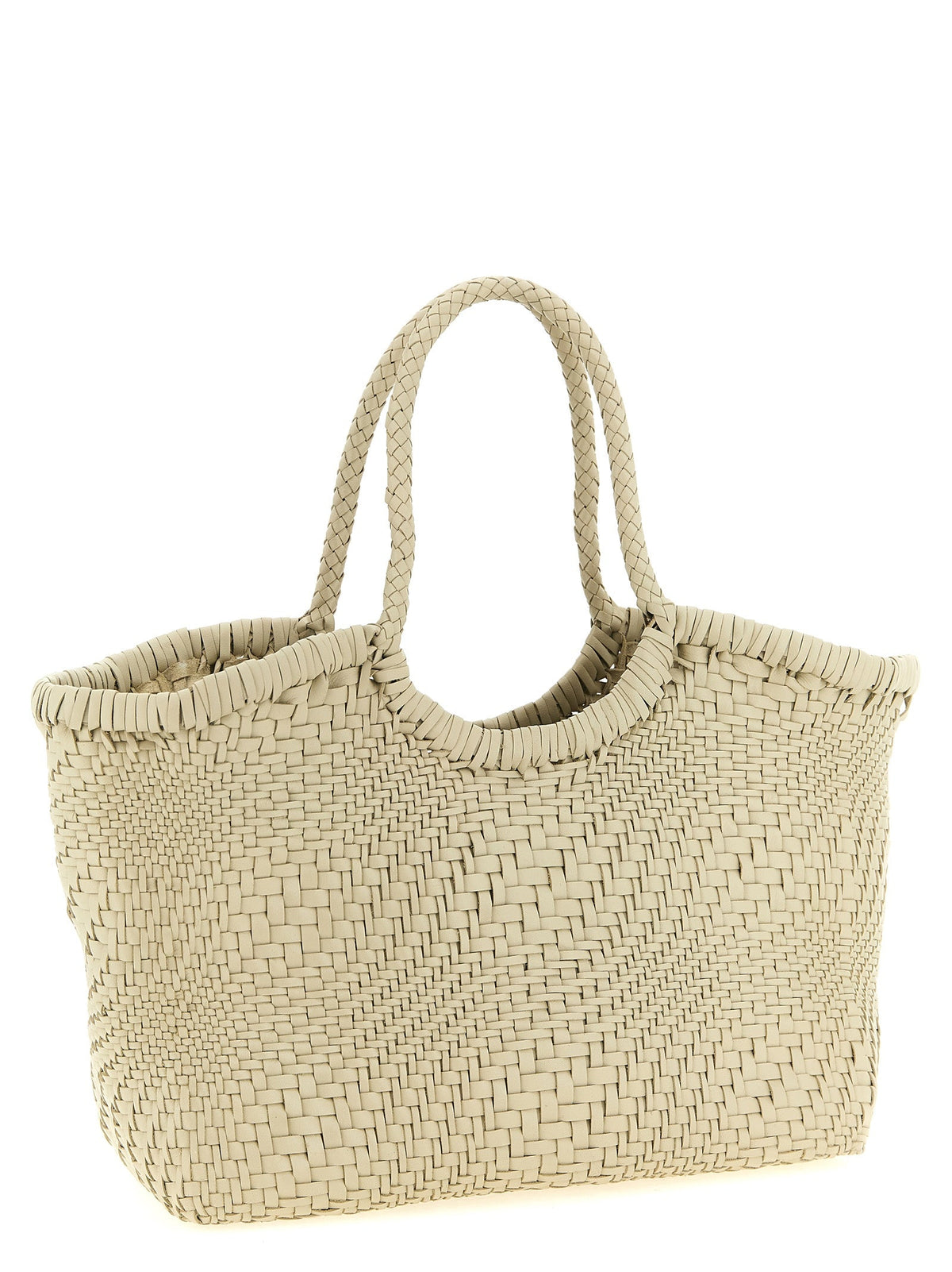 Exclusive Dragon Diffusion Calfskin Shoulder Bag – White — Side View