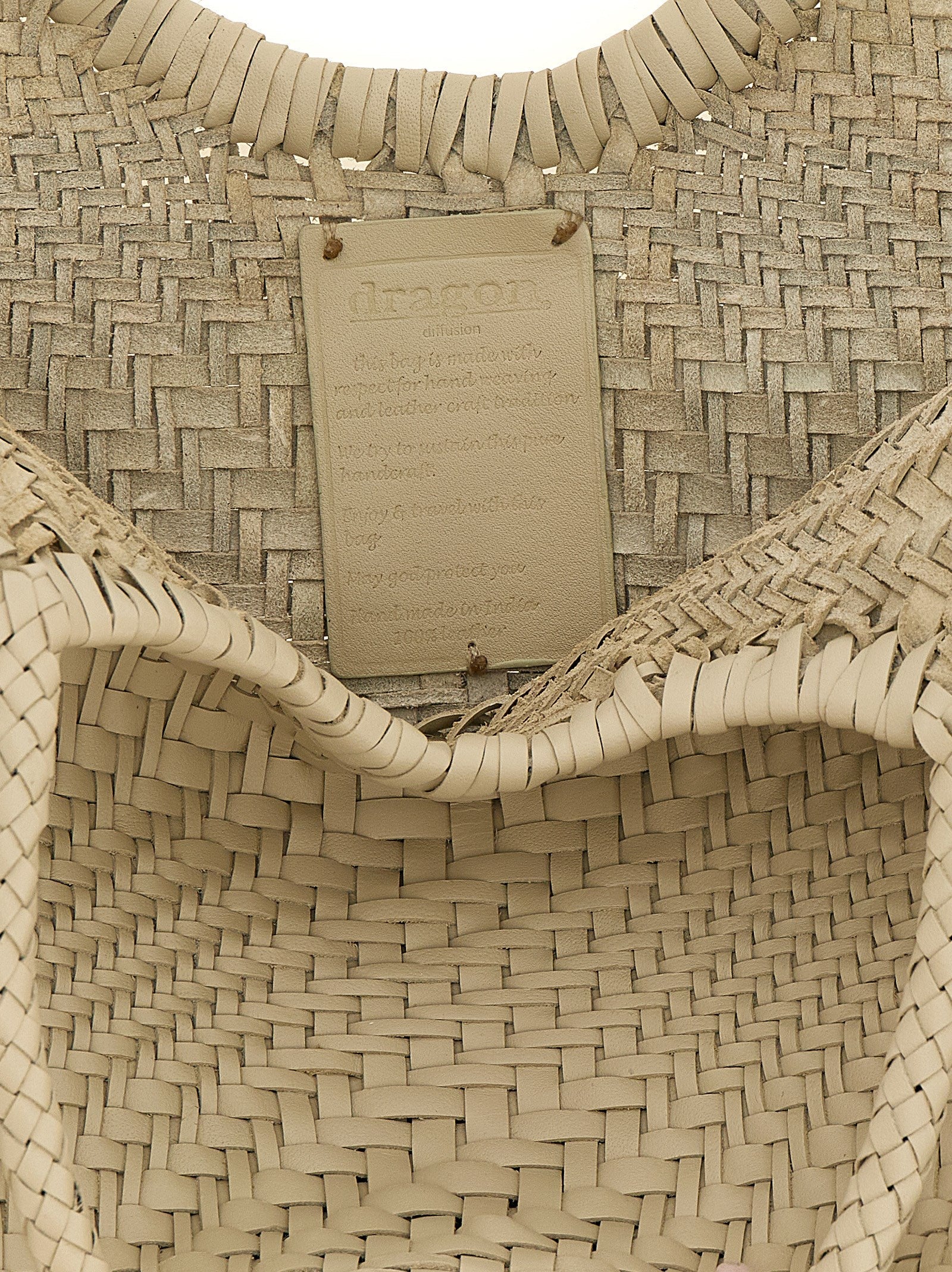 Exclusive Dragon Diffusion Calfskin Shoulder Bag – White — Top View