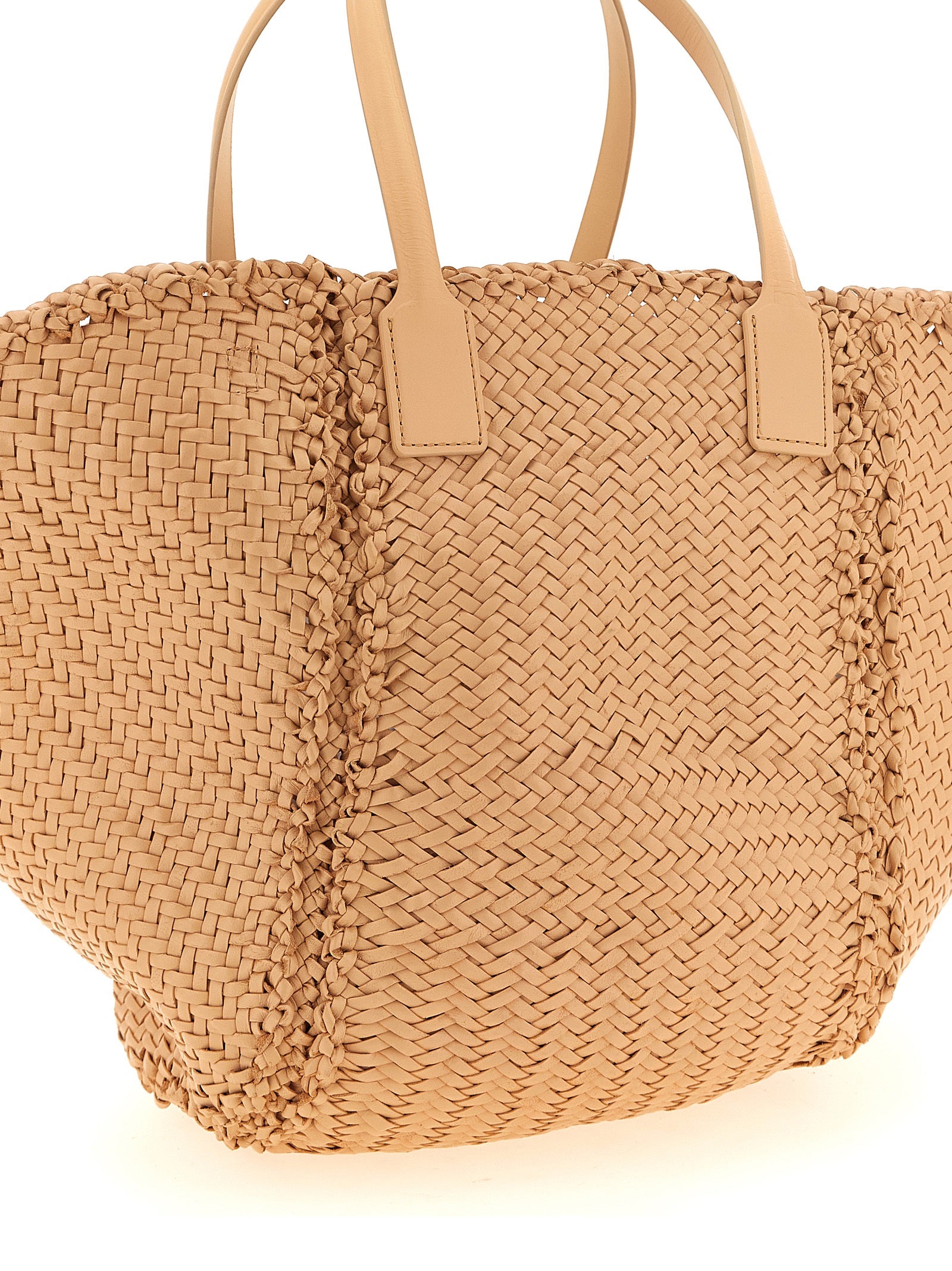 Exclusive Dragon Diffusion Calfskin Handbag – Beige — Back View