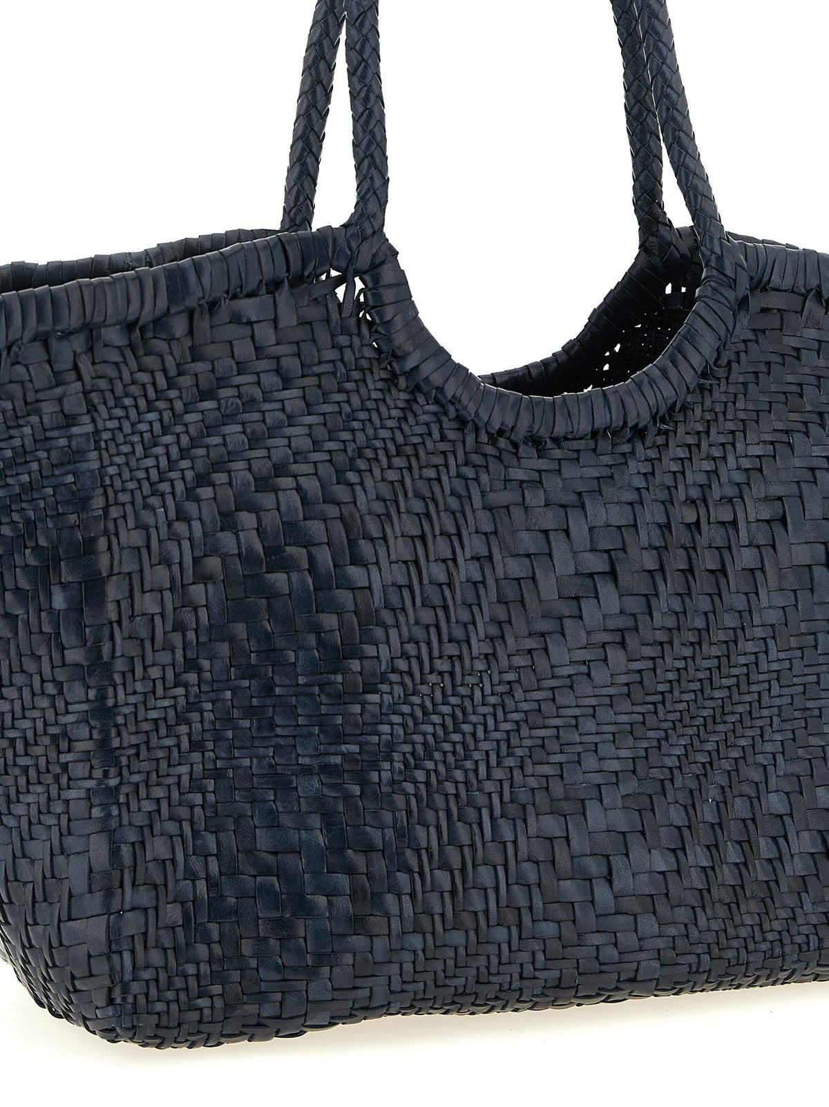 Exclusive Dragon Diffusion Calfskin Handbag – Blue — Back View