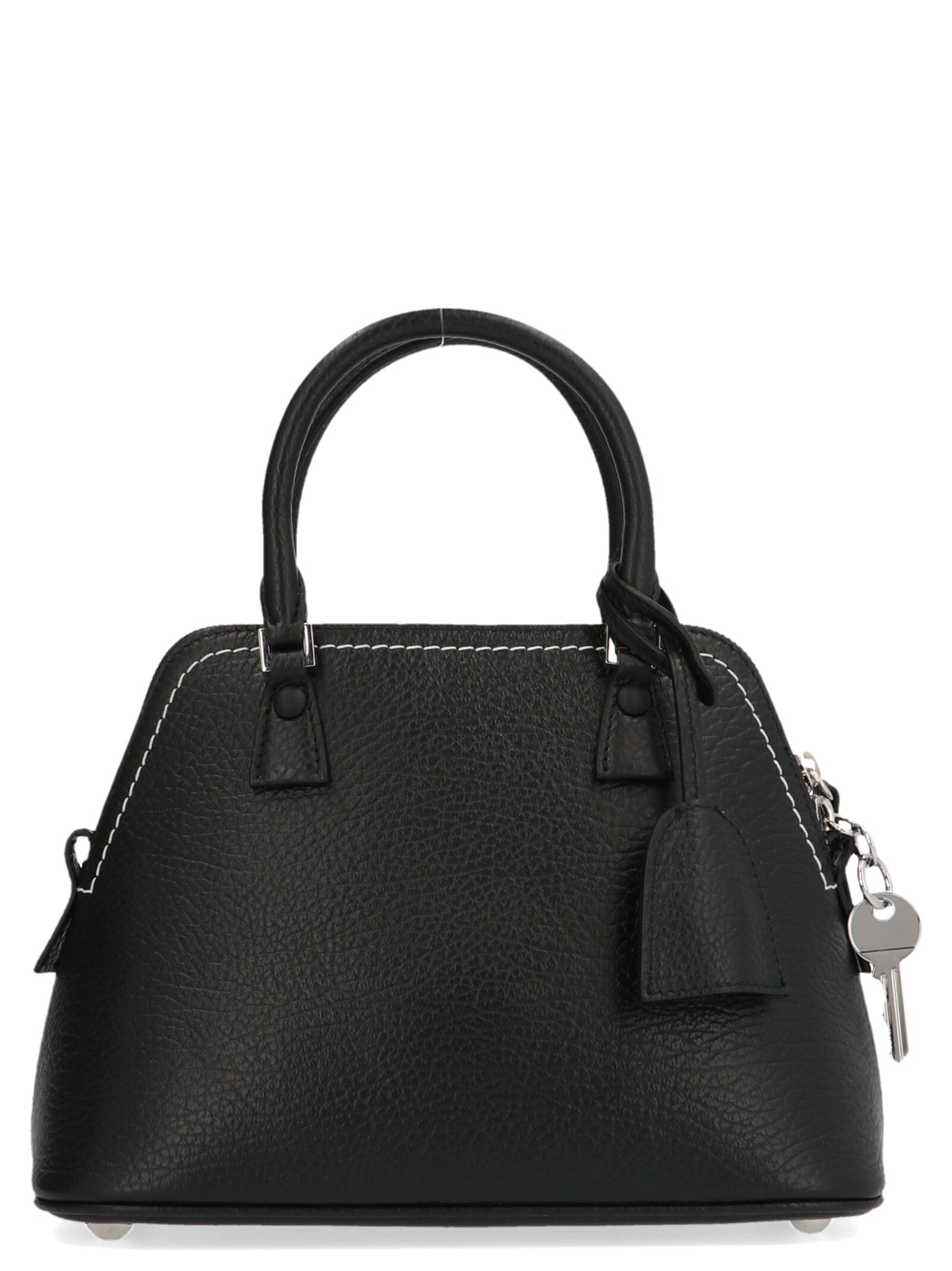 Exclusive Maison Margiela Calfskin Handbag – Black — Top View