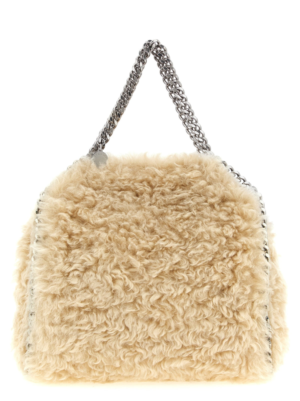 Exclusive Stella McCartney Polyester Handbag – Beige — Front View