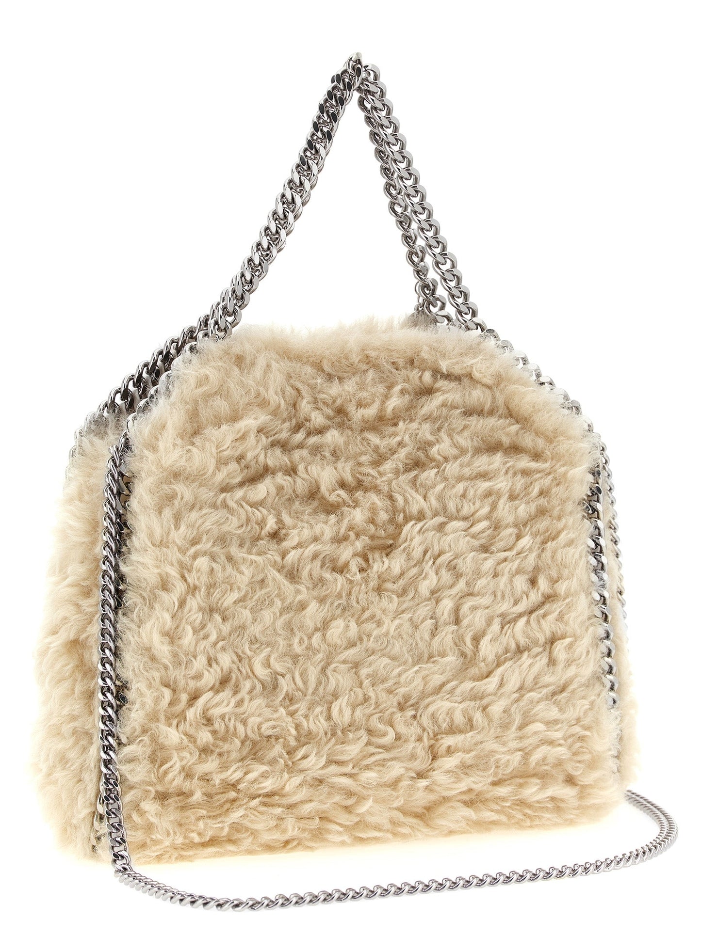 Exclusive Stella McCartney Polyester Handbag – Beige — Side View