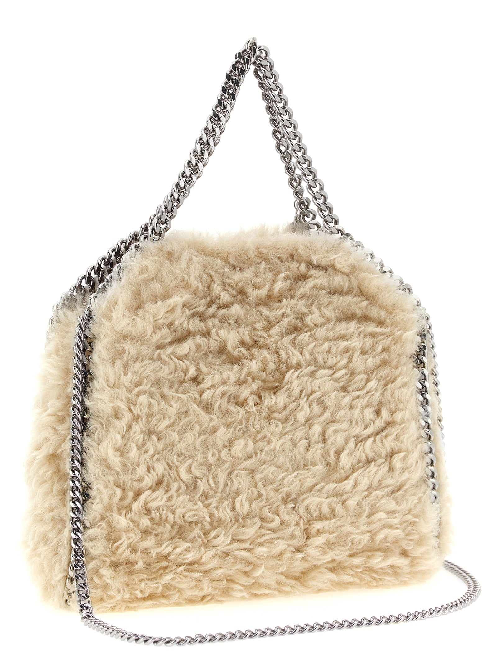 Exclusive Stella McCartney Polyester Handbag – Beige — Side View