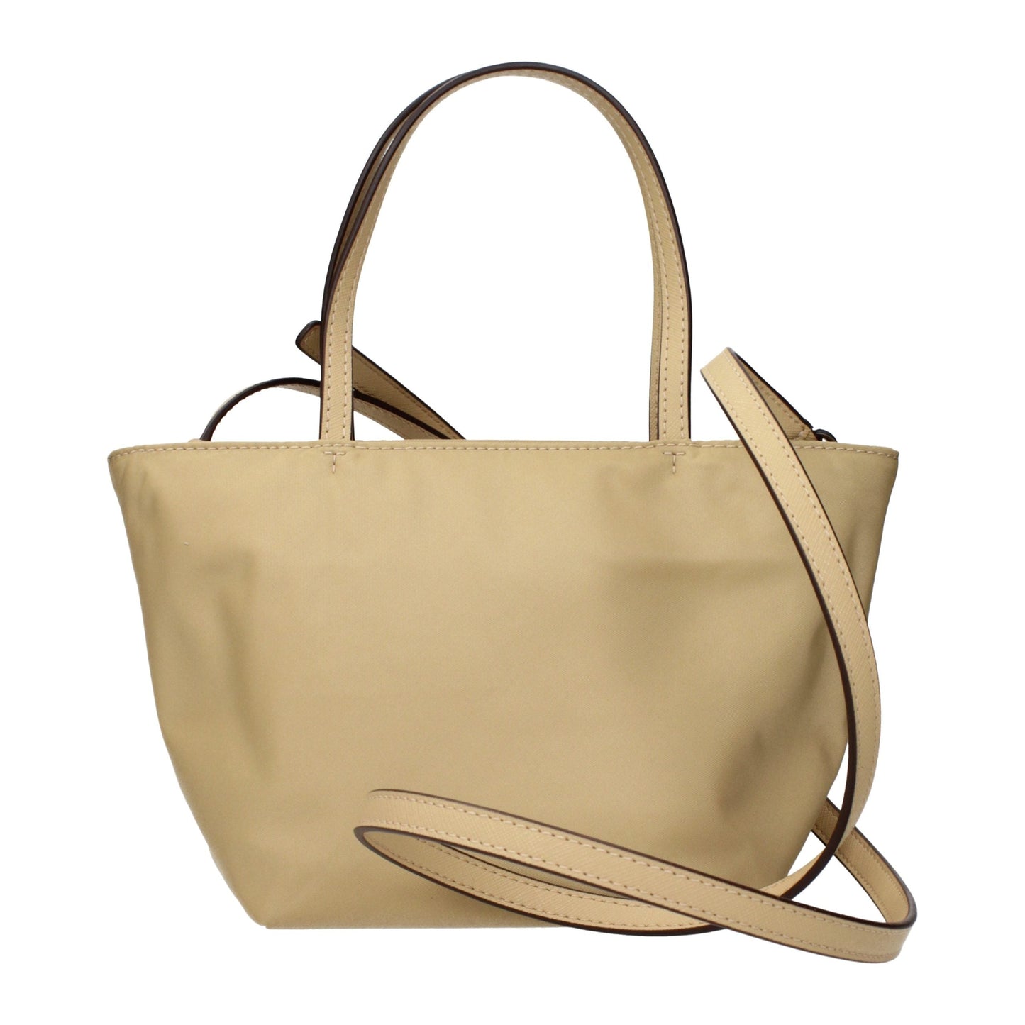Exclusive Tory Burch Nylon Crossbody Handbag – Beige — Back View