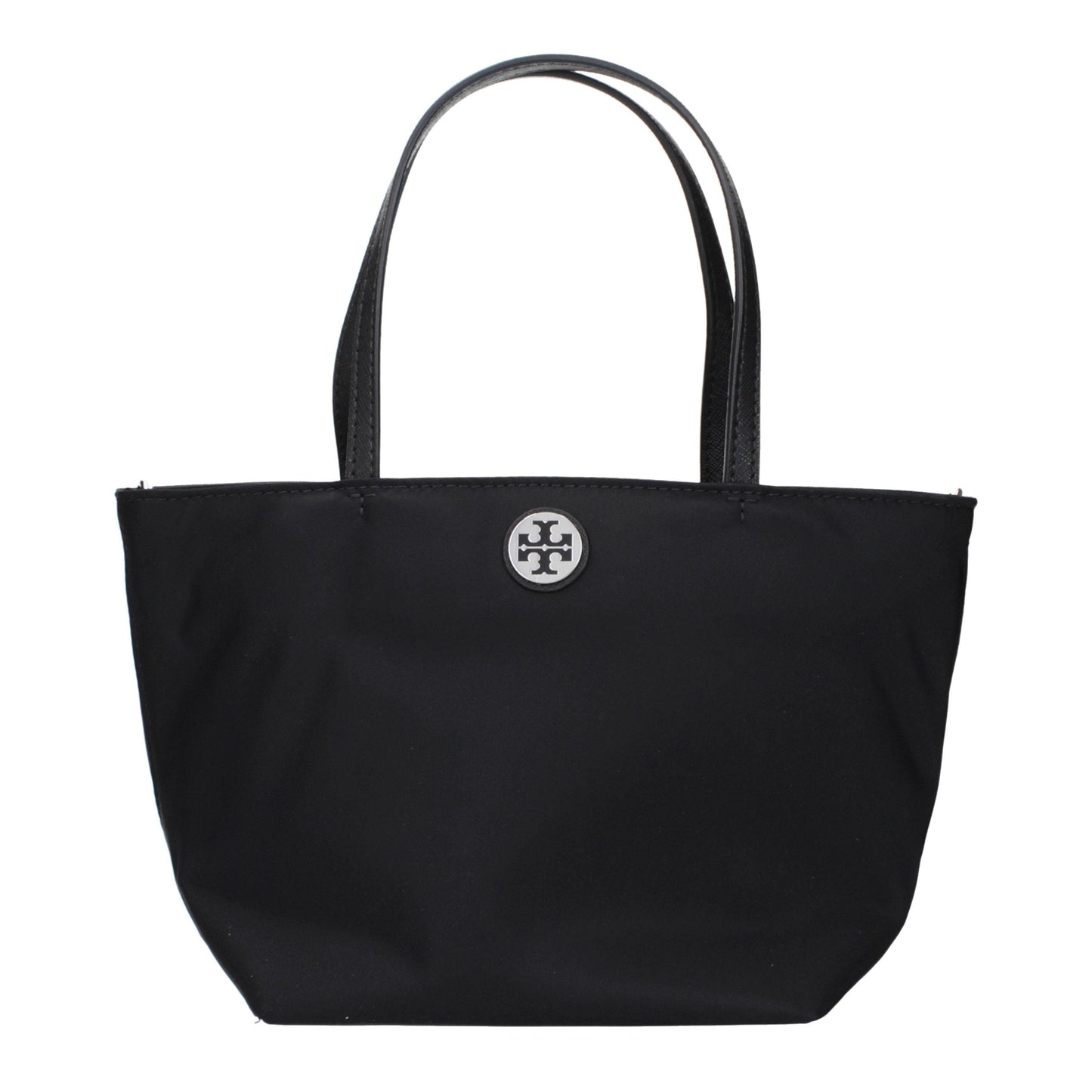 Exclusive Tory Burch Nylon Crossbody Handbag – Black — Front View