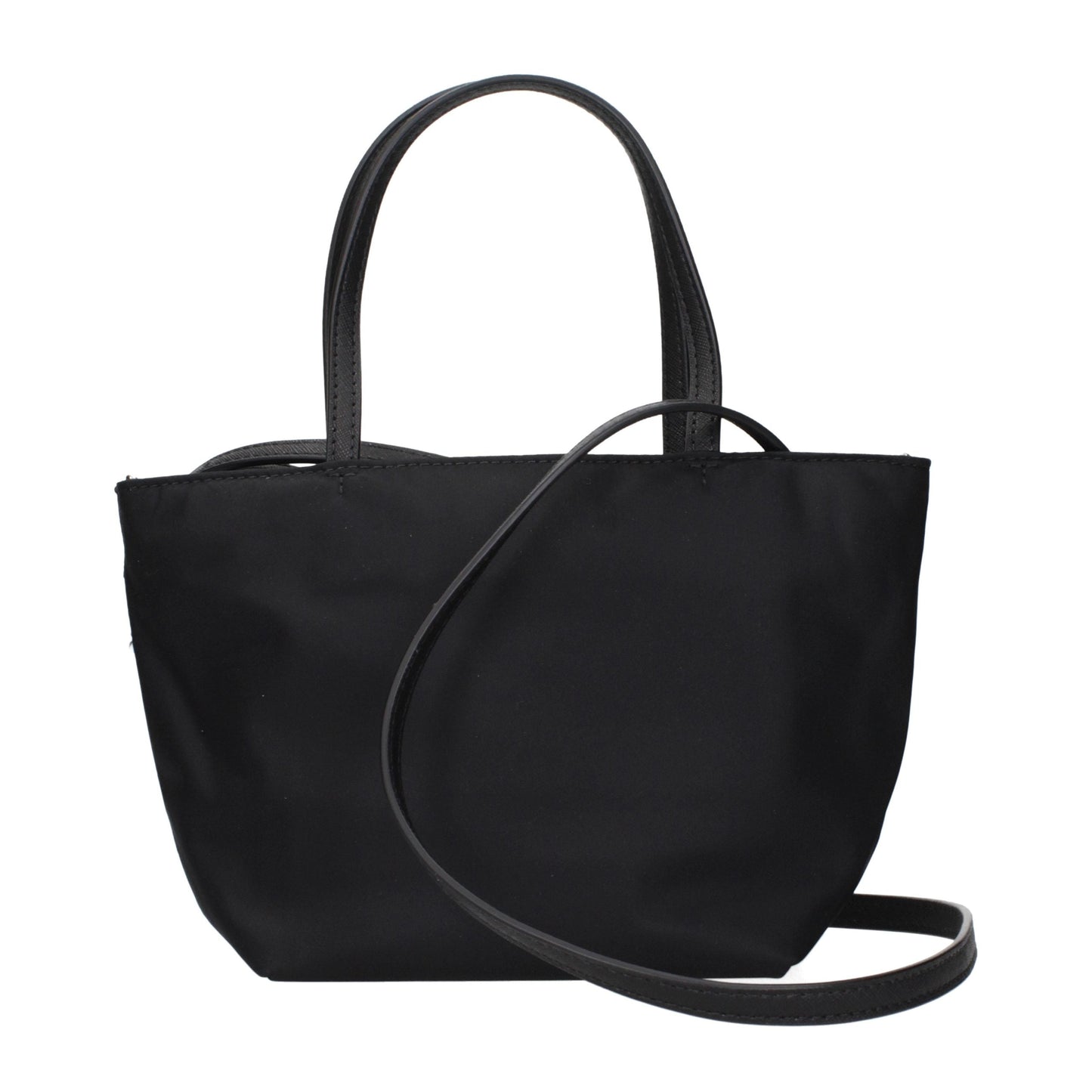 Exclusive Tory Burch Nylon Crossbody Handbag – Black — Back View