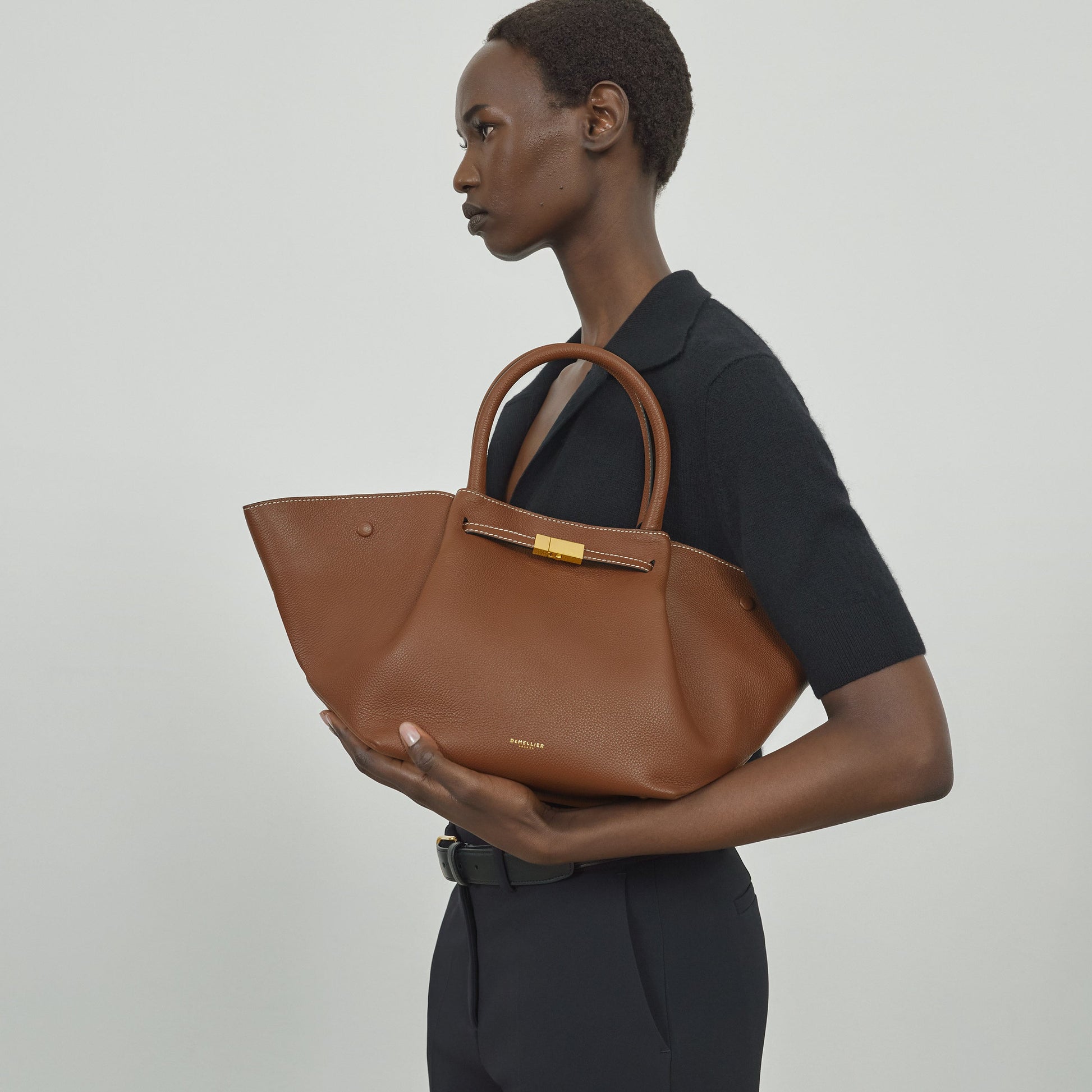 Exclusive The Midi New York — Midi — Size tan small grain ecru stitching — Alternate View 7