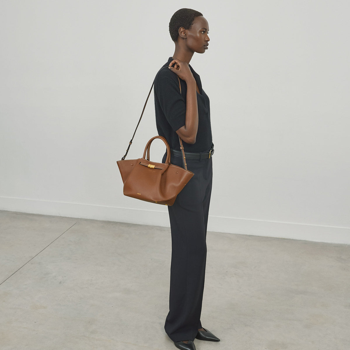 Exclusive The Midi New York — Midi — Size tan small grain ecru stitching — Alternate View 8