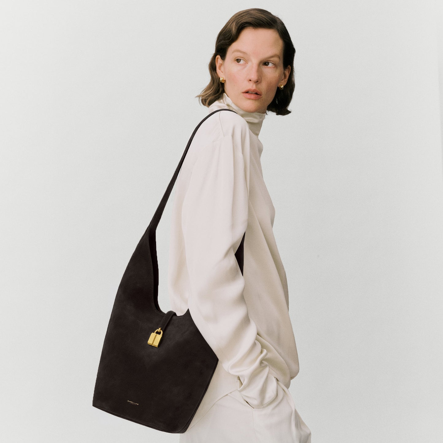Exclusive The Siena Crossbody — One Size — Size dark chocolate suede — Alternate View 7