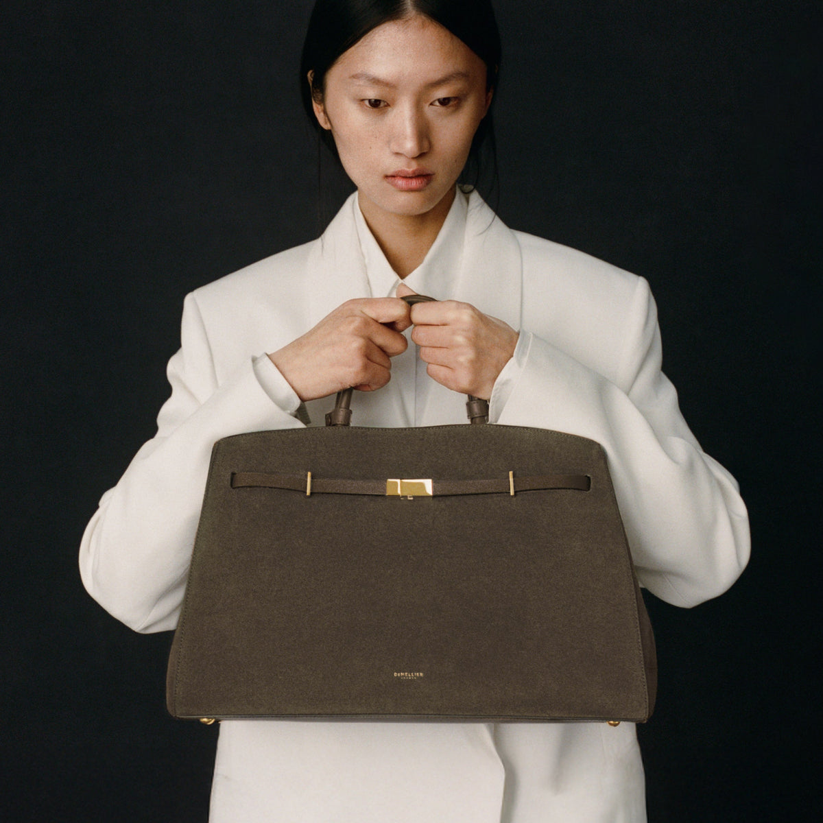 Exclusive The Hudson — One Size — Size hazel suede & hazel smooth — Side View