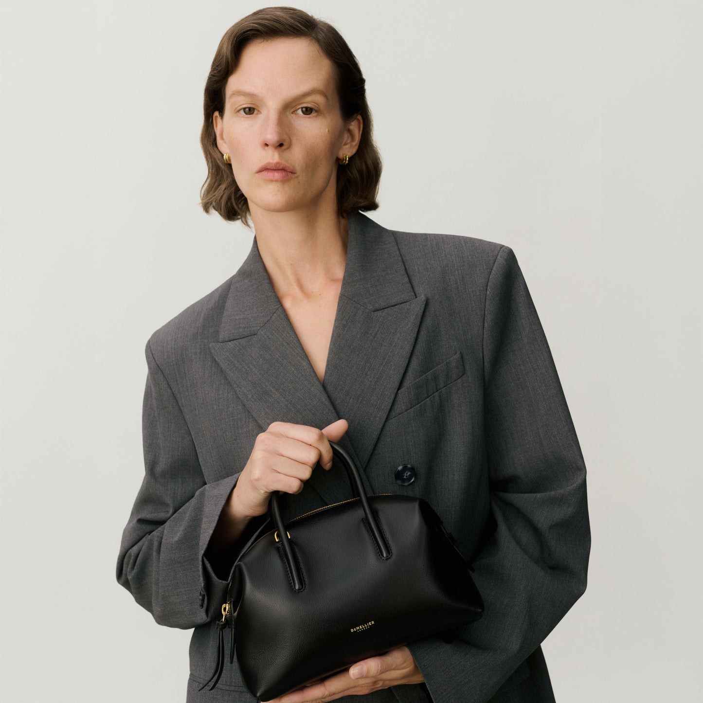 Exclusive The Small Stockholm — Small — Size black suede & berry suede — Lifestyle View