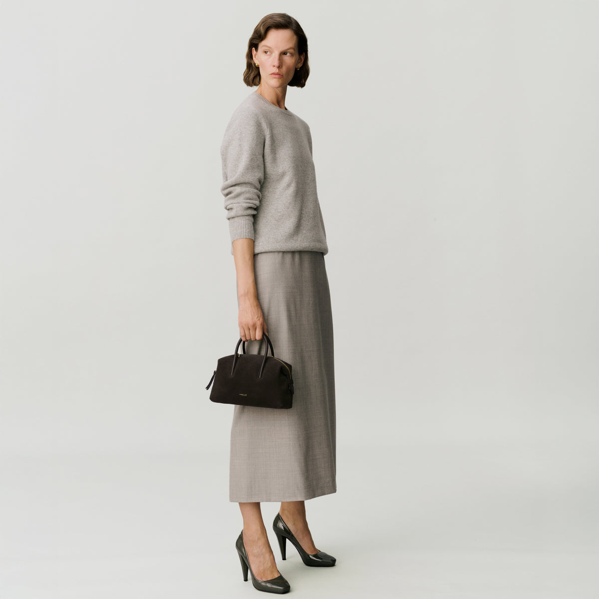 Exclusive The Small Stockholm — Small — Size dark chocolate suede & dark chocolate smooth — Alternate View 8