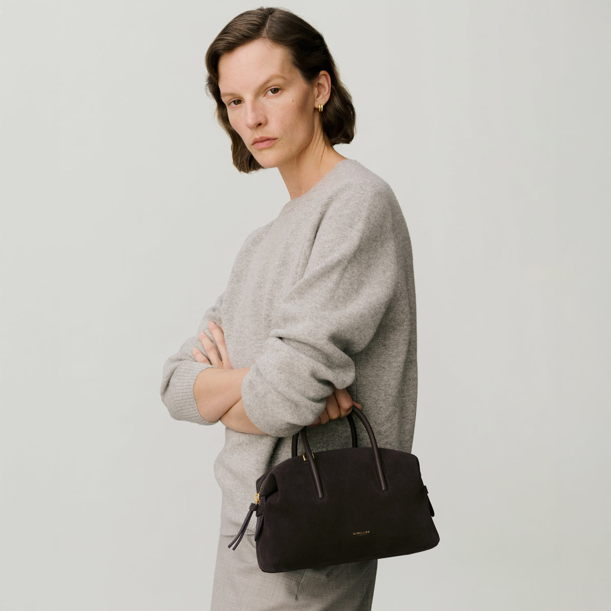 Exclusive The Small Stockholm — Small — Size dark chocolate suede & dark chocolate smooth — Alternate View 7