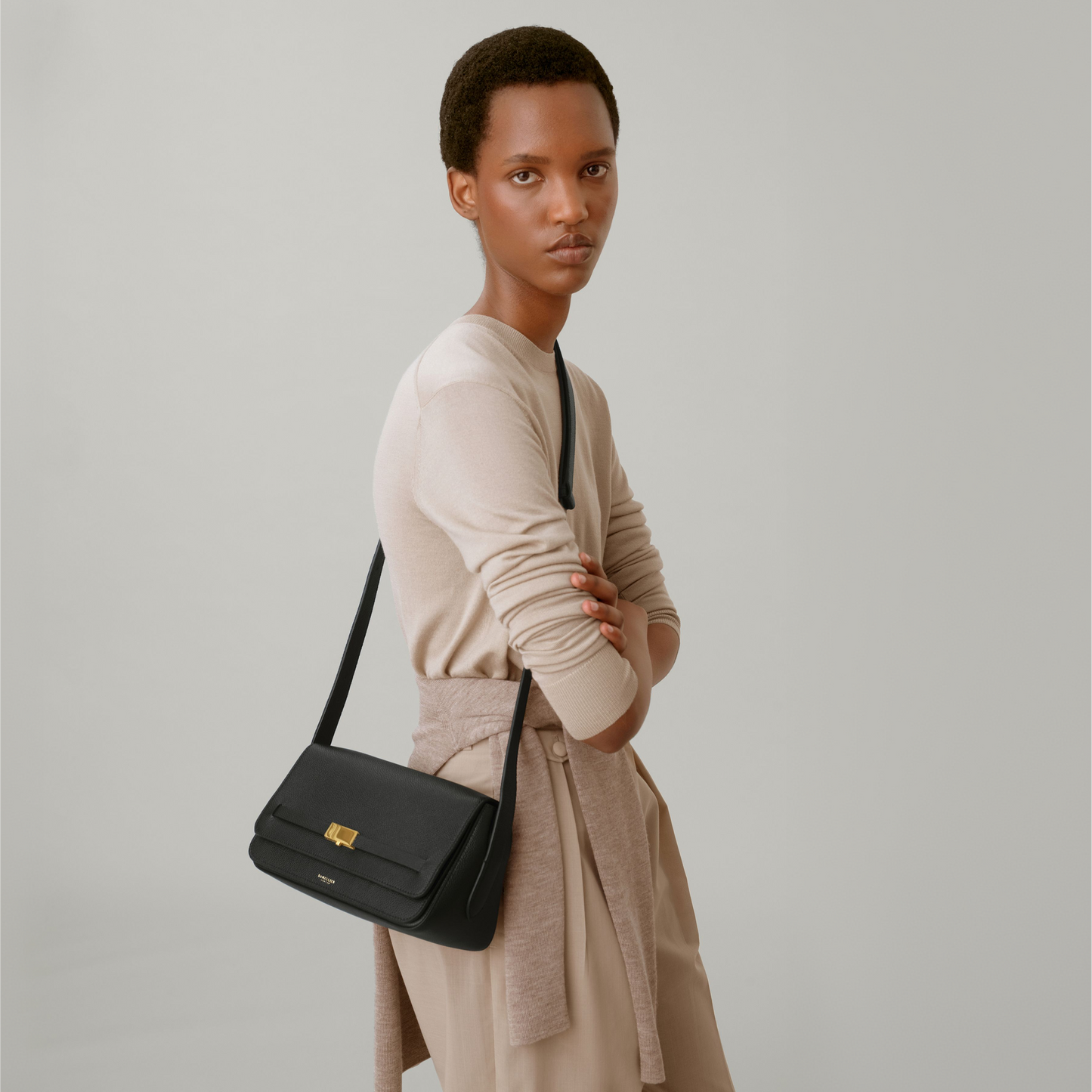 Exclusive The New York Crossbody — One Size — Size dark taupe small grain — Alternate View 9