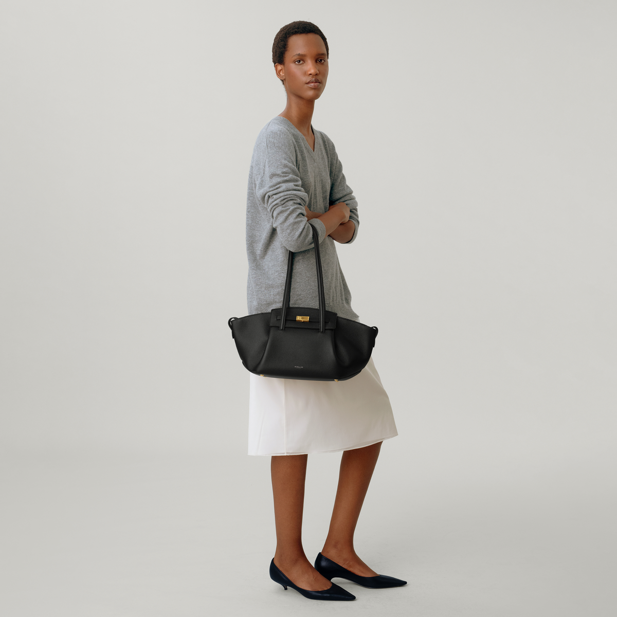 Exclusive The Midi Brooklyn — Midi — Size dark taupe small grain — Alternate View 8