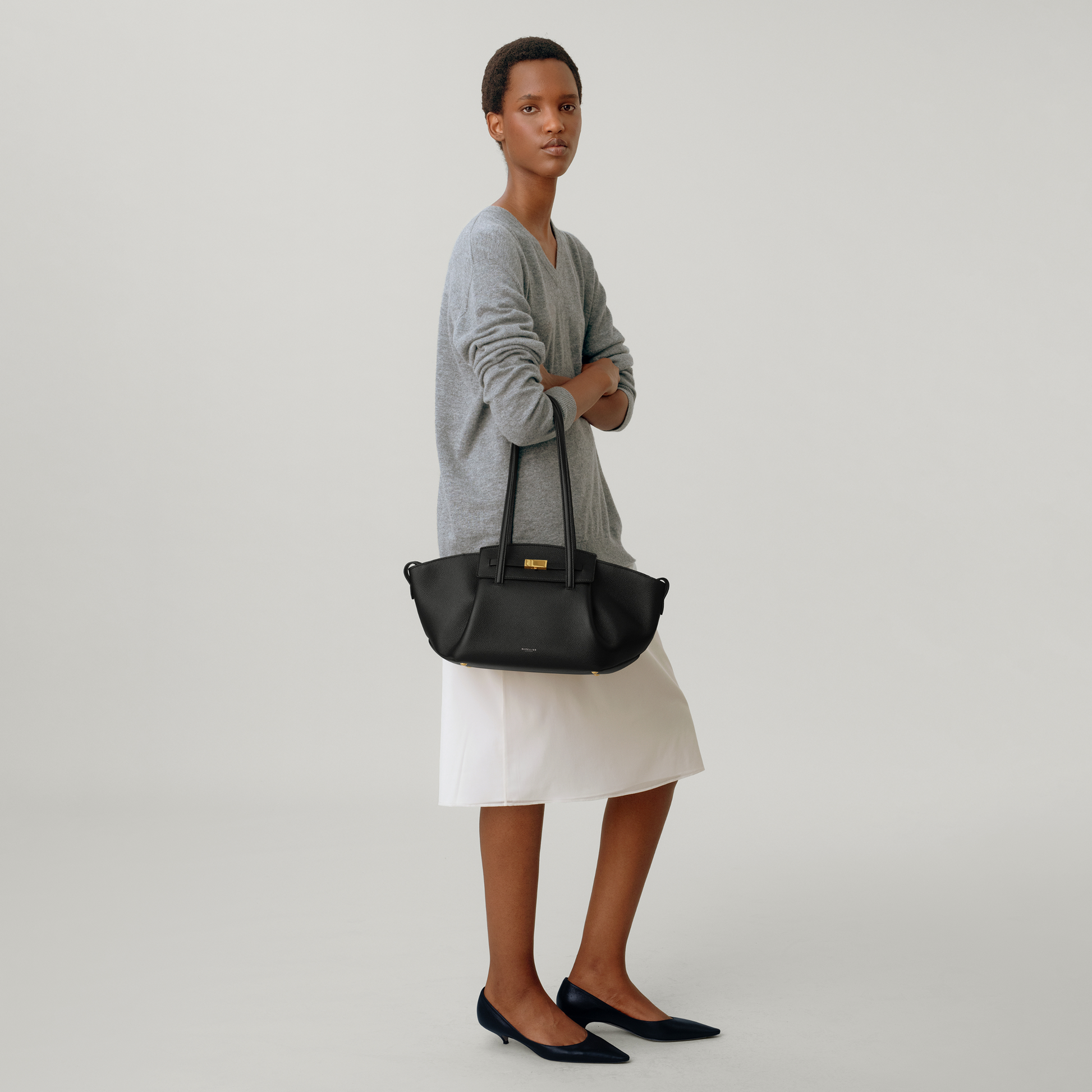Exclusive The Midi Brooklyn — Midi — Size dark chocolate croc-effect — Alternate View 8