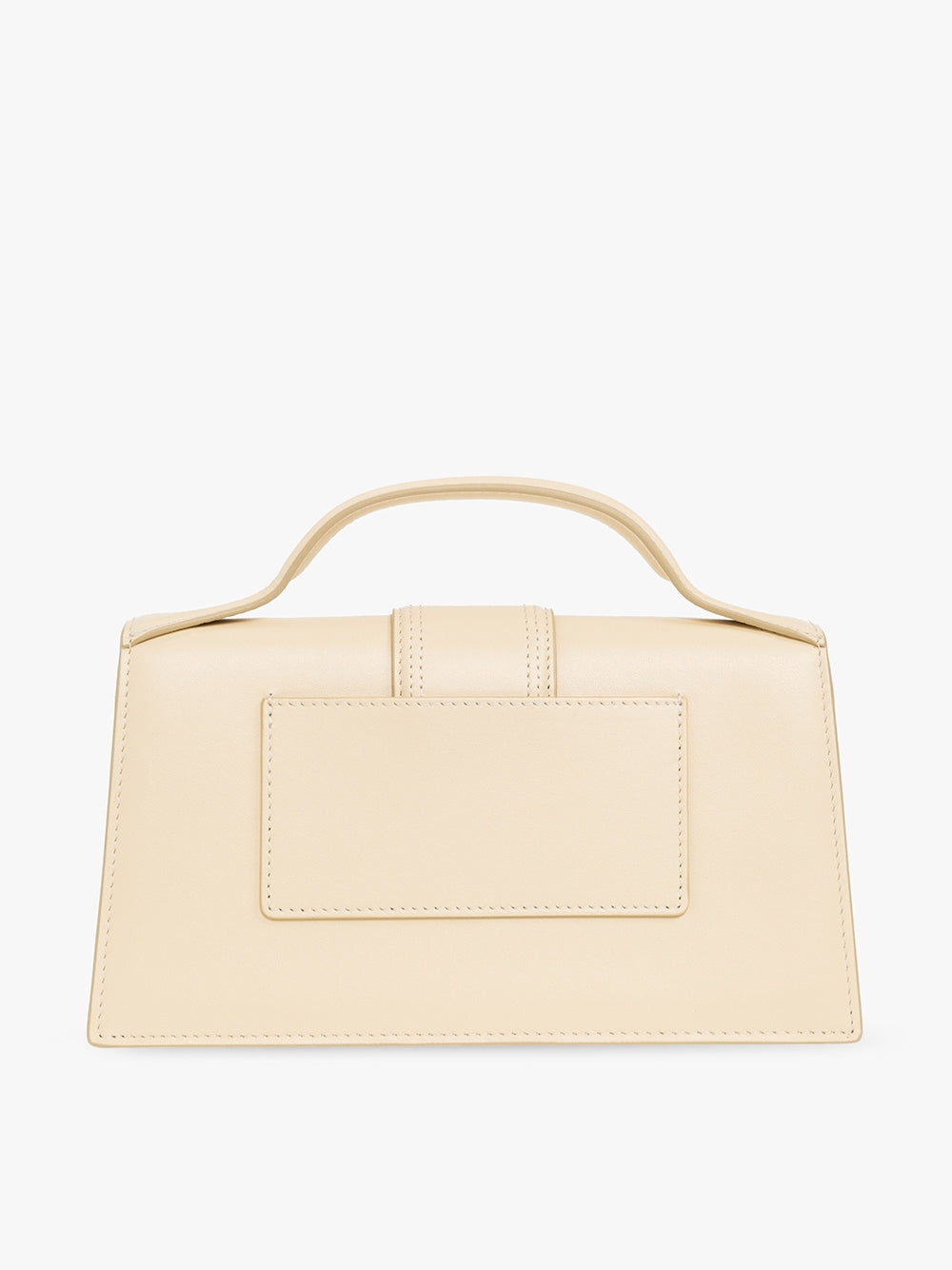 Exclusive Jacquemus Le Grand Bambino Handbag – Beige — Back View