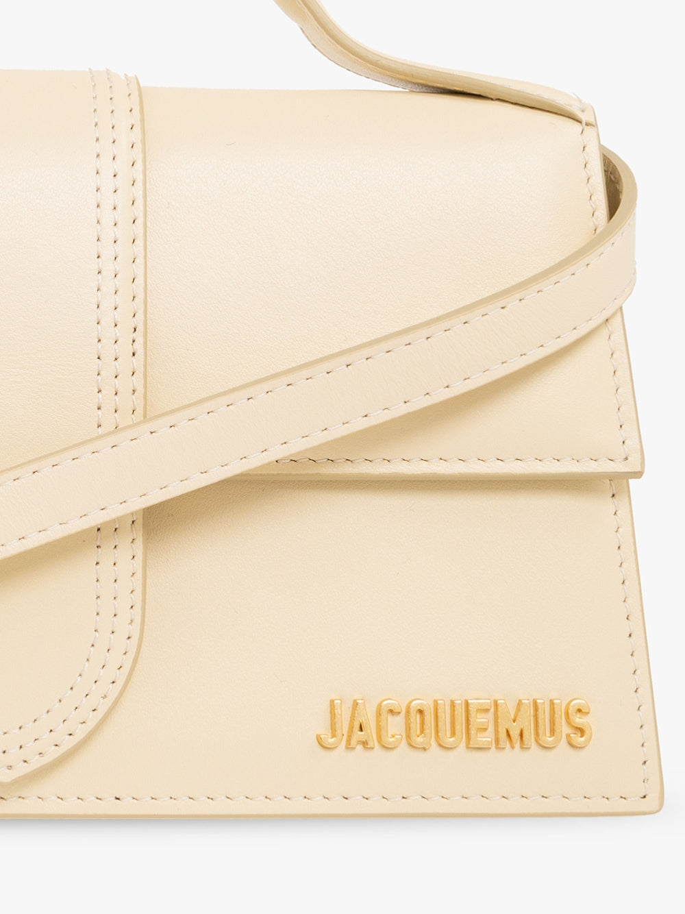 Exclusive Jacquemus Le Grand Bambino Handbag – Beige — Lifestyle View