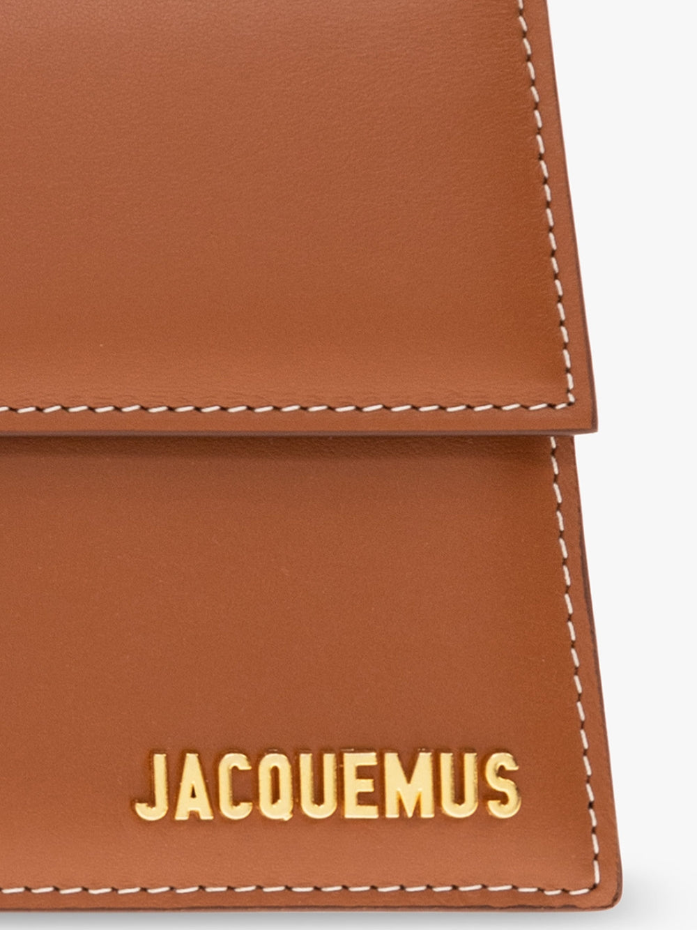 Exclusive Jacquemus Le Grand Bambino Handbag – Brown — Lifestyle View