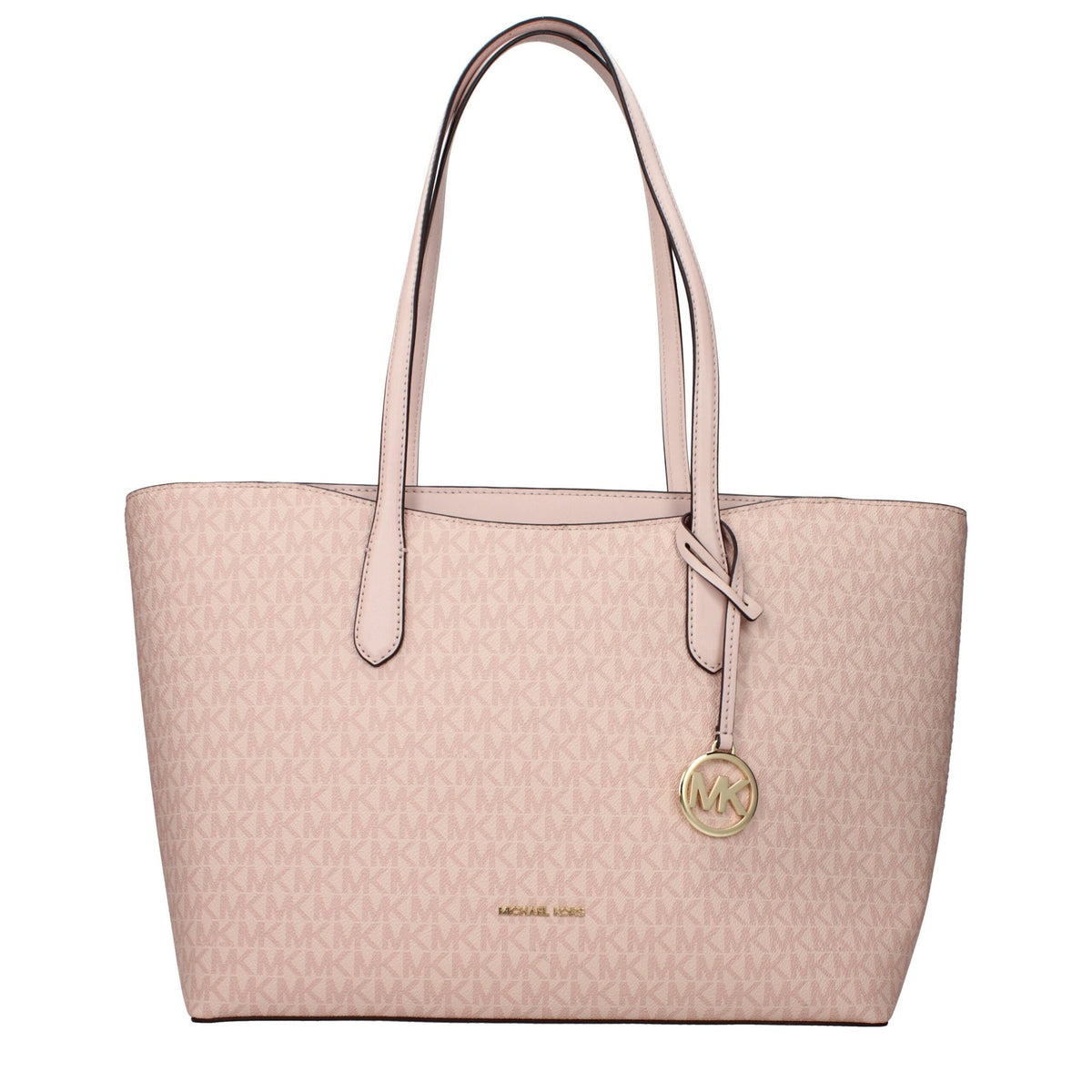 Exclusive Michael Kors Fabric Shoulder Bag – Pink — Front View