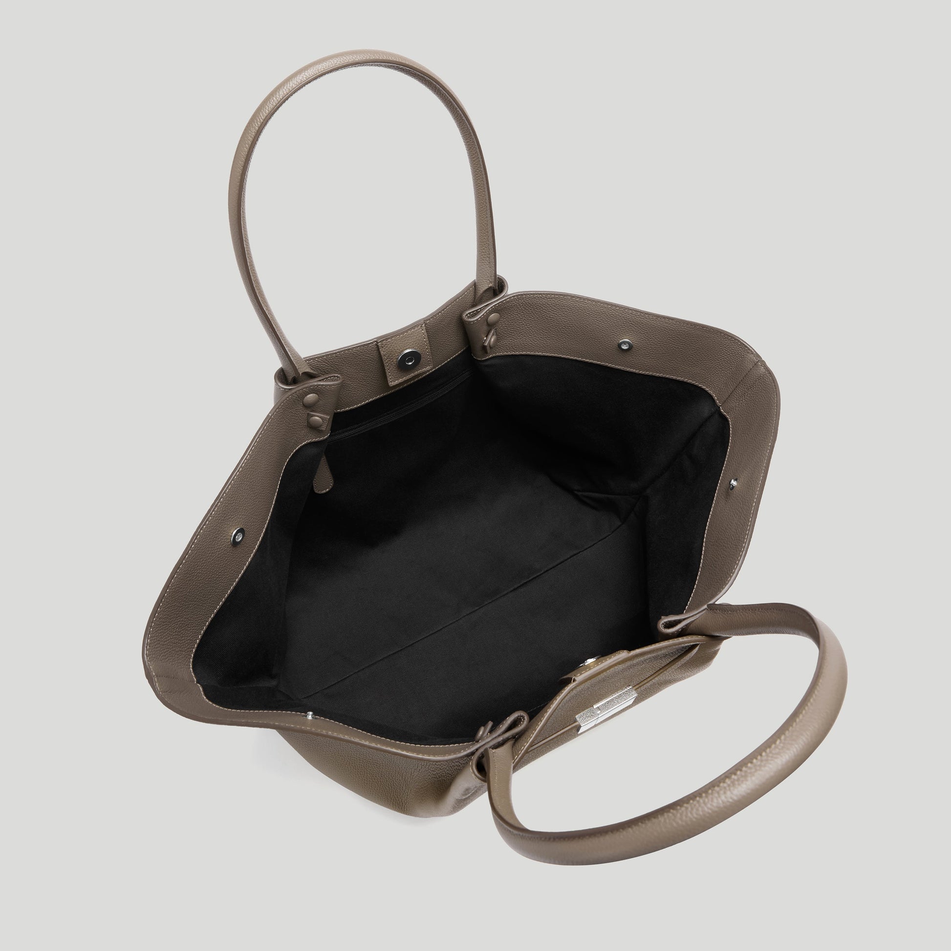 Exclusive The New York — One Size — Size dark taupe small grain — Top View