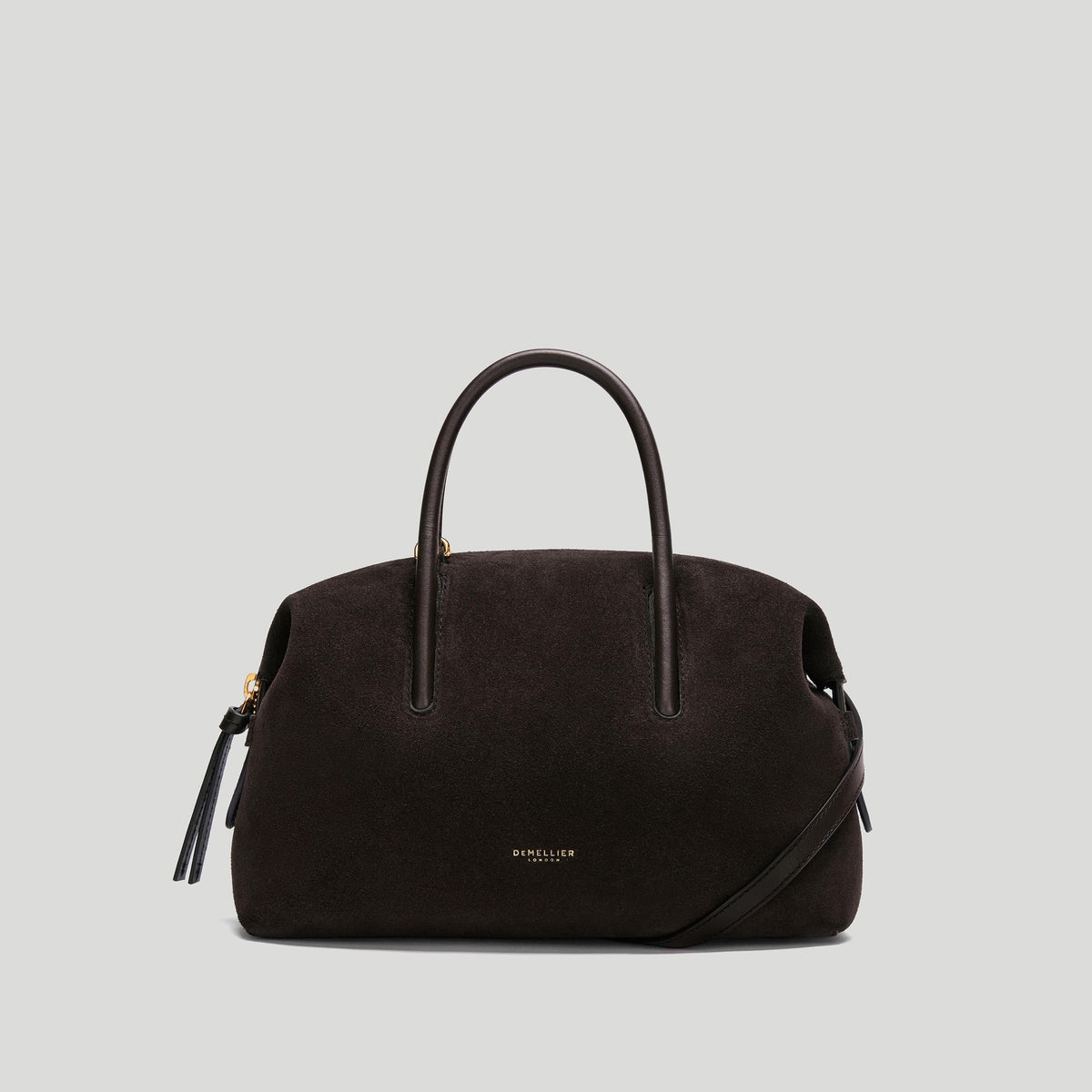 Exclusive The Small Stockholm — Small — Size dark chocolate suede & dark chocolate smooth — Front View
