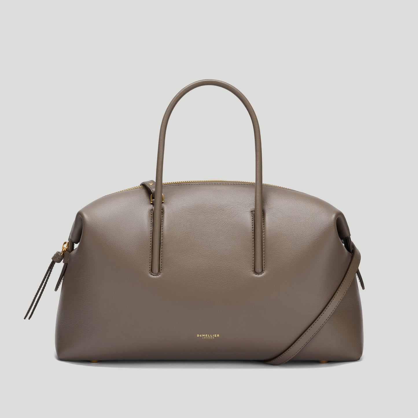 Exclusive The Midi Stockholm — Midi — Size dark taupe fine grain — Front View