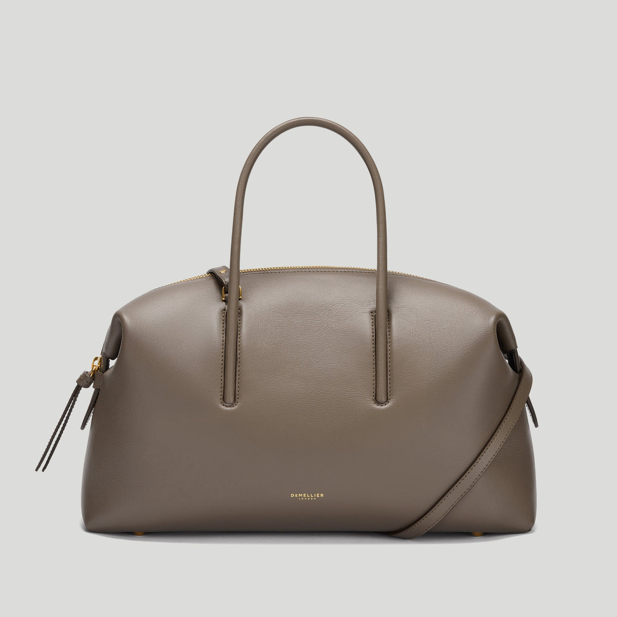 Exclusive The Midi Stockholm — Midi — Size dark taupe fine grain — Front View