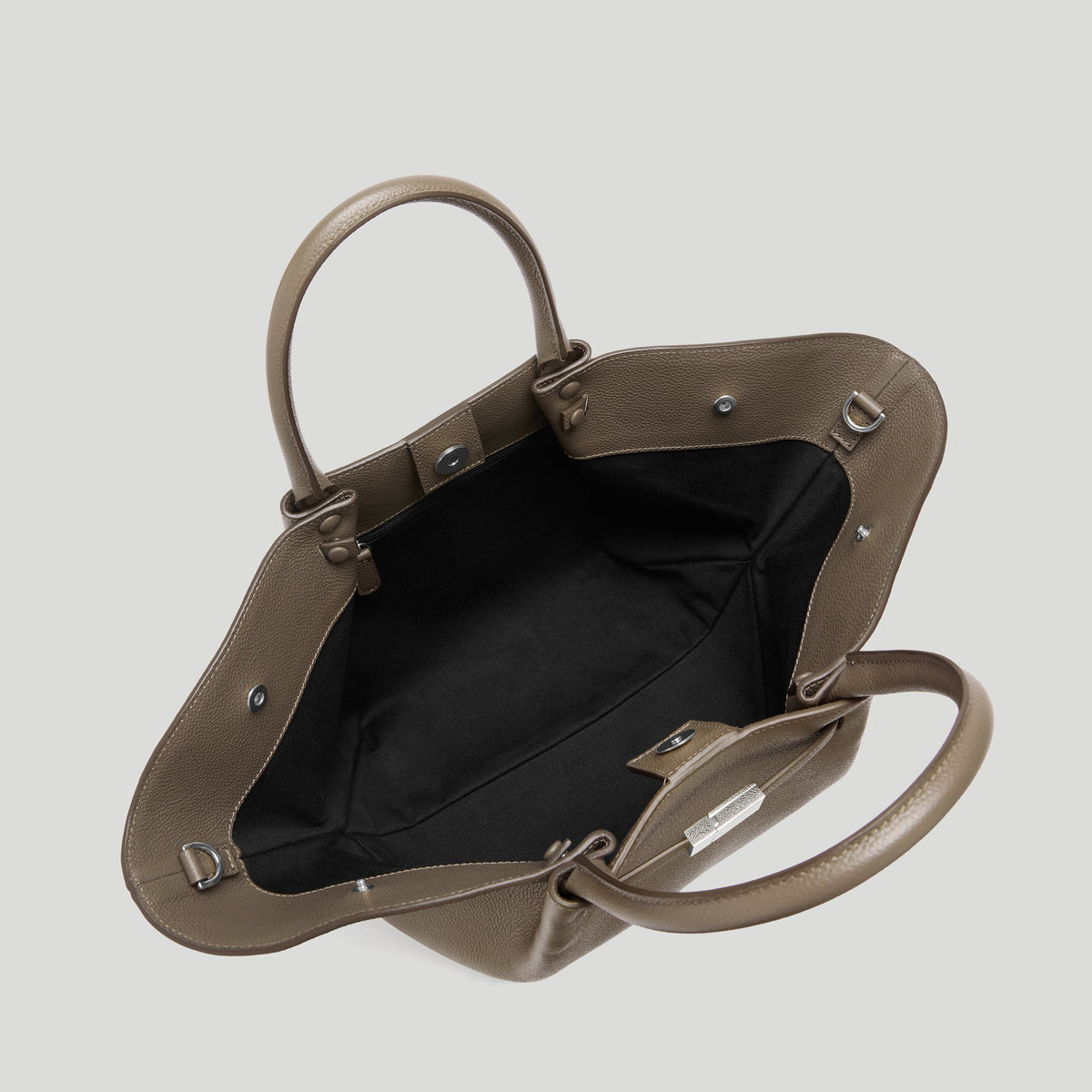 Exclusive The Midi New York — Midi — Size dark taupe small grain — Top View