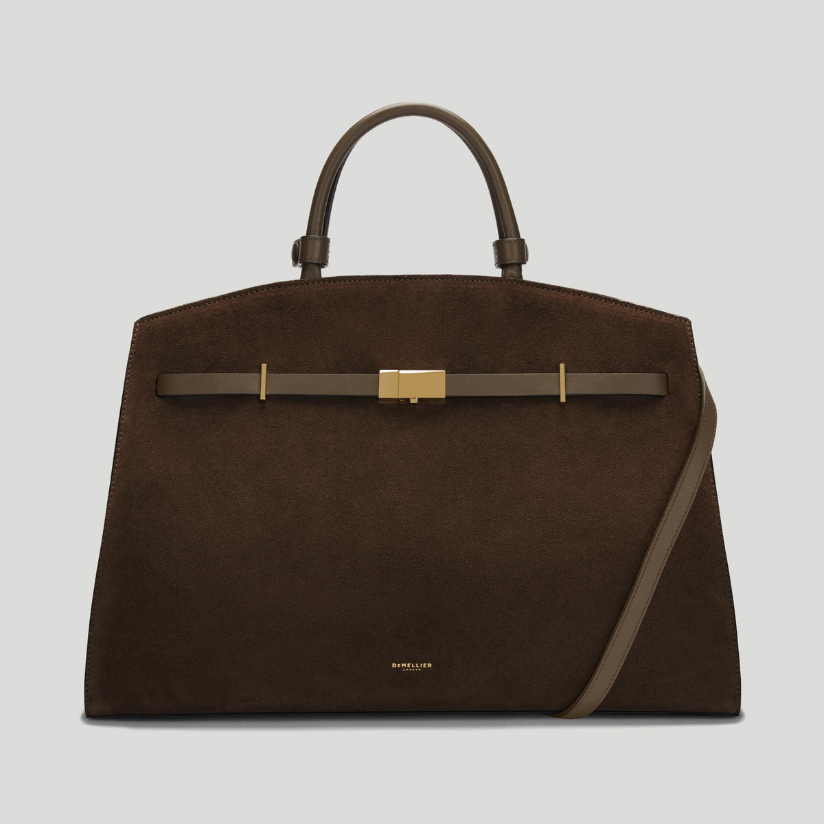 Exclusive The Hudson — One Size — Size mocha suede & mocha smooth — Front View