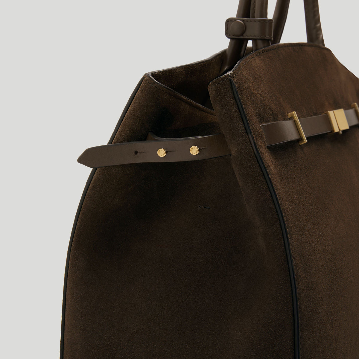 Exclusive The Hudson — One Size — Size mocha suede & mocha smooth — Back View