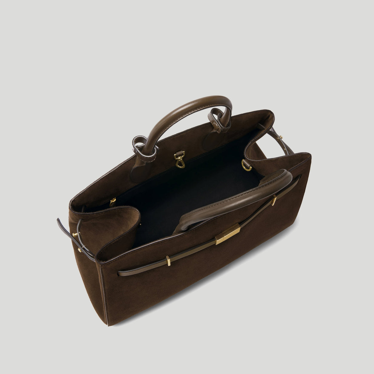 Exclusive The Hudson — One Size — Size mocha suede & mocha smooth — Top View