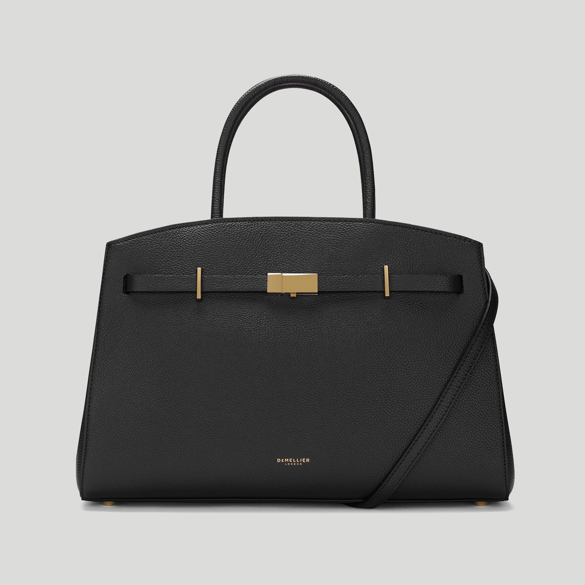 Exclusive The Midi Hudson — Midi — Size black small grain — Front View
