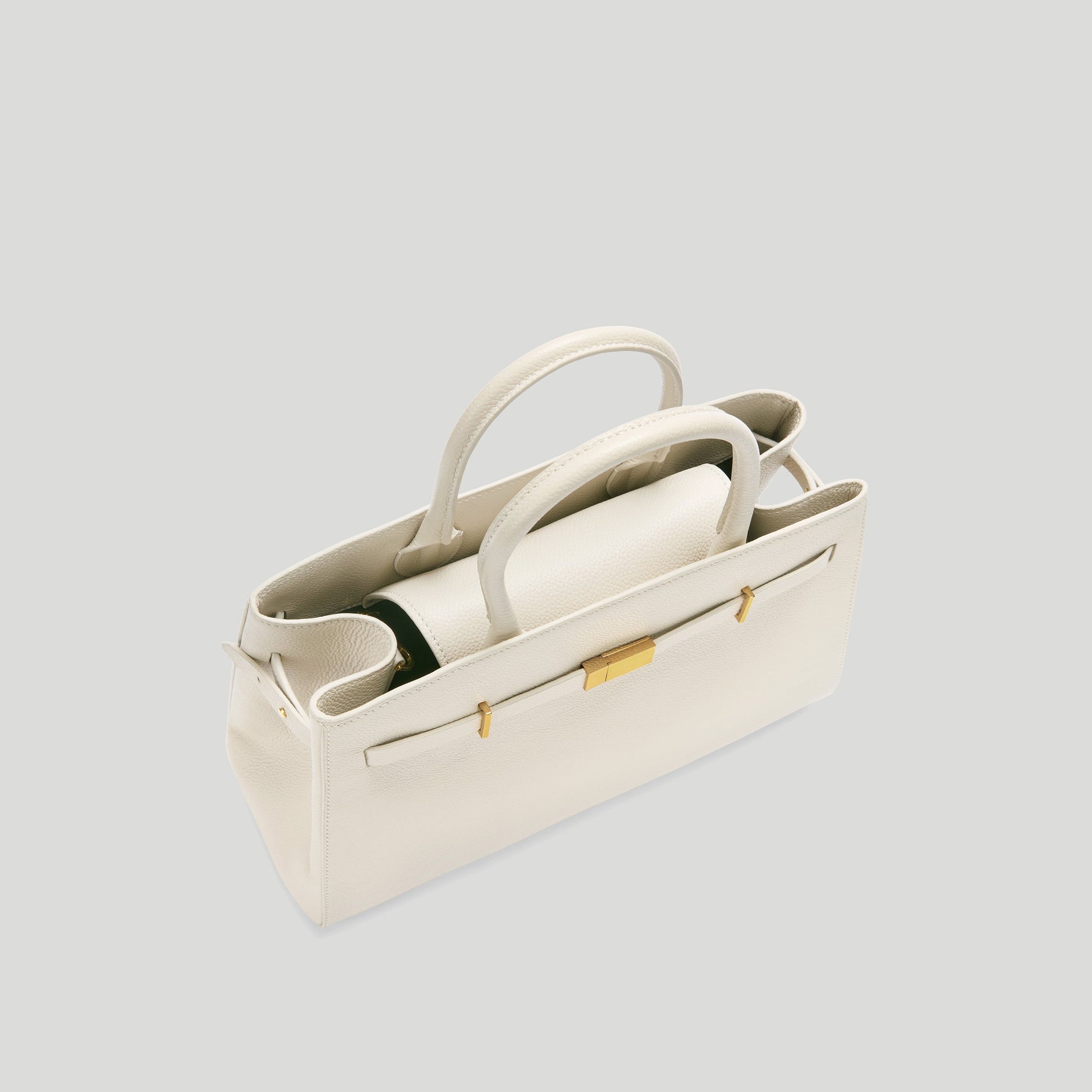 Exclusive The Midi Hudson — Midi — Size chalk small grain — Top View