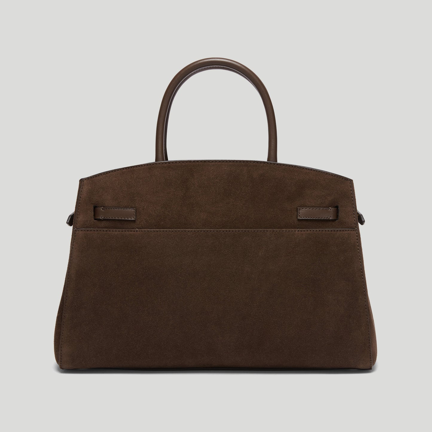 Exclusive The Midi Hudson — Midi — Size mocha suede & mocha smooth — Lifestyle View