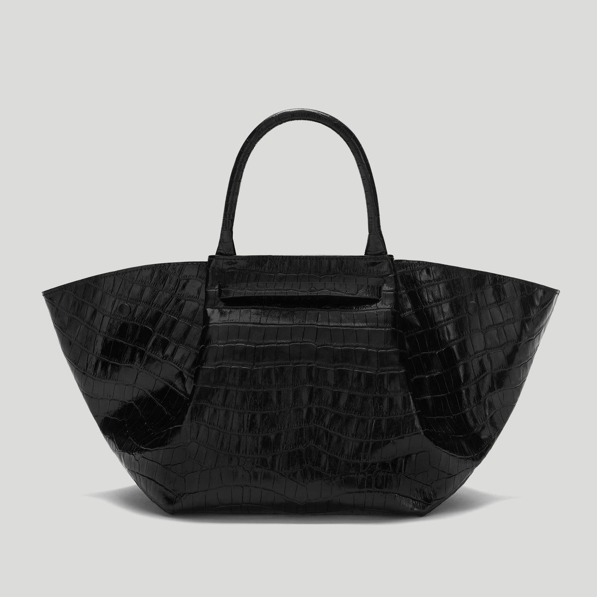 Exclusive The Midi New York — Midi — Size black croc-effect — Detail View