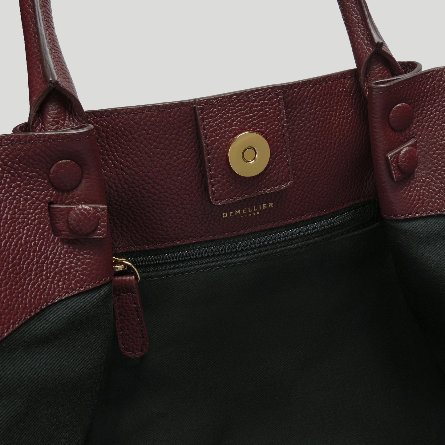 Exclusive The Midi New York — Midi — Size burgundy small grain — Detail View