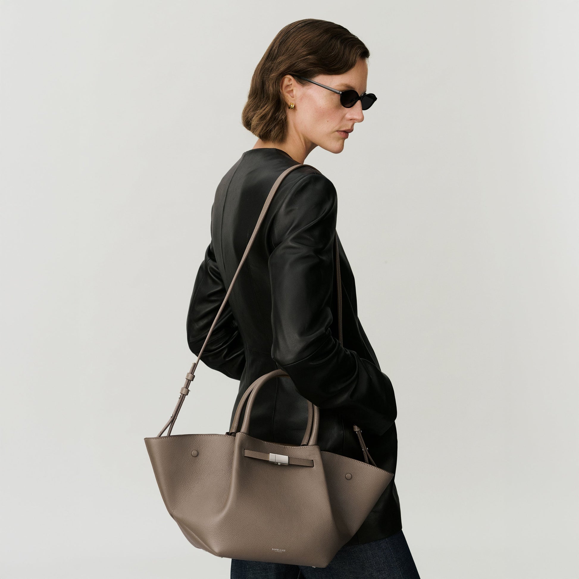 Exclusive The Midi New York — Midi — Size dark taupe small grain — Alternate View 7